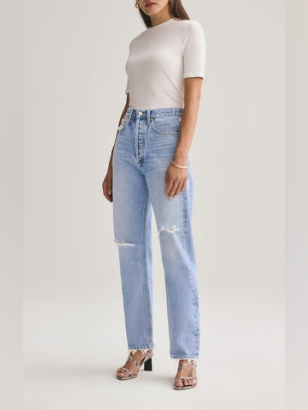 AGOLDE 90's Mid Rise Loose Fit in Captured 22W